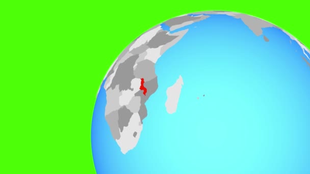 Zoom para Malawi — Vídeo de Stock