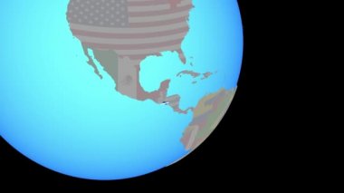 El Salvador'a bayrakla yaklaşıyor