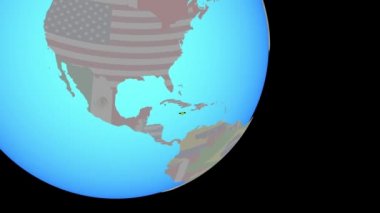 Jamaika'ya bayrakla yaklaşıyor