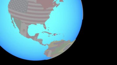 Dominik Cumhuriyeti'ne bayrakla yaklaşıyor