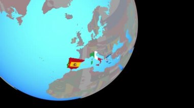 Güney Avrupa'ya bayraklarla yaklaşma