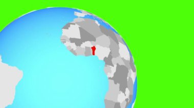 Mavi kürede Benin 'e yakınlaşıyorum