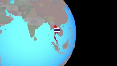 Dünya bayrağıyla Tayland 'a yakınlaş