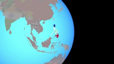 Filipinlere Dünya bayrağıyla yakınlaştır