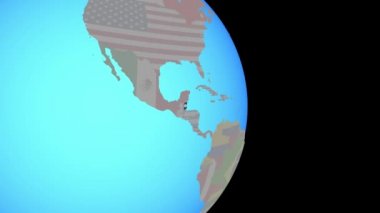 Belize 'e Dünya bayrağıyla yakınlaştır