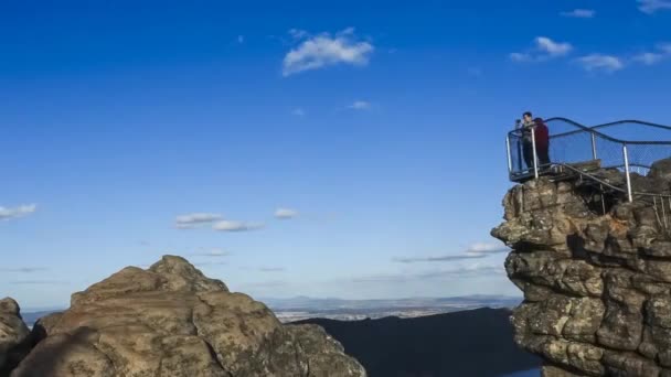 Puncak puncak gunung Pinnacle timelapse — Stok Video
