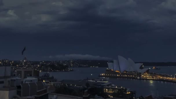 Timelapse van de Sydney Opera House — Stockvideo