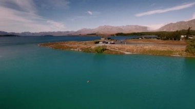 Yeni Zelanda 'da Tekapo Gölü