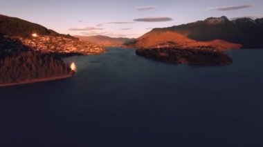 Queenstown gün batımı