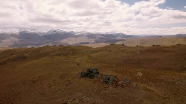 Vue aérienne du paysage en Nouvelle-Zélande — Video