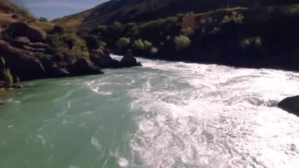 Nehir geçit anteni — Stok video