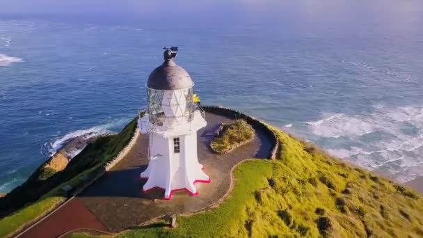 Flying around lighthouse — Stock Footage Flying around lighthouse Royalty Free Stock Video