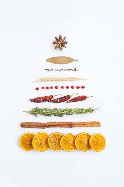 Christmas Tree Form Edible Material — Stock Photo, Image