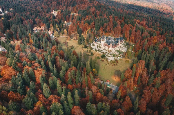 Zamek Peles Sinaia Rumunia Letnia Rezydencja Króla Rumunii — Zdjęcie stockowe