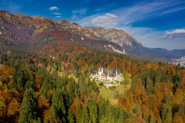 Zamek Peles Sinaia Rumunia Letnia Rezydencja Króla Rumunii — Zdjęcie stockowe