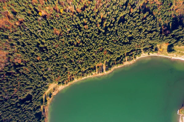 Saint Anna Lake Toskánsko Baile Tusnad Rumunsko — Stock fotografie