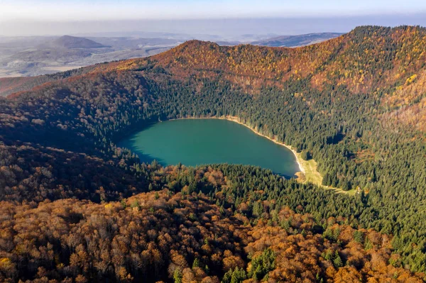 Lac Sainte Anna Tosnad Baile Tusnad Roumanie — Photo