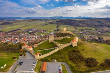 Transilvanya Brasov ve Sibiu, Romanya yakınındaki ünlü Rupea kalede