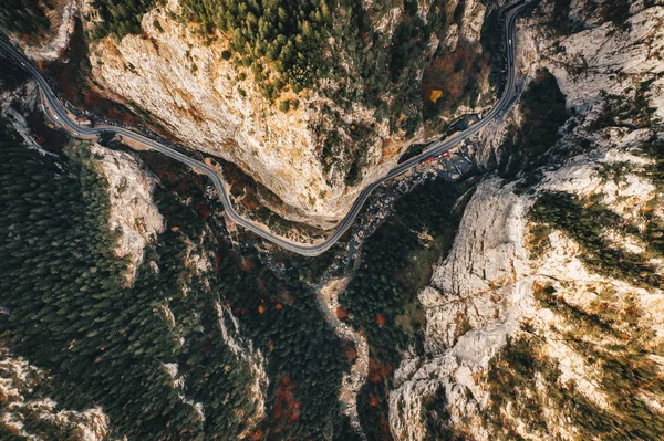 Canyon Desfiladeiro Bicaz Hasmas National Parc Nas Montanhas Dos Cárpatos — Fotografia de Stock