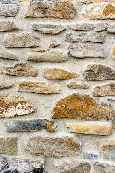 Patrón Pared Piedra Diseño Fachada Arquitectura Clásica — Foto de Stock