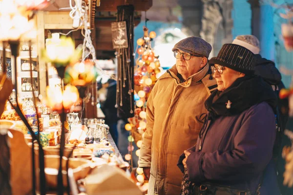 Graz Oostenrijk December 2017 Mensen Genieten Van Graz Komst Kerstmarkt — Stockfoto