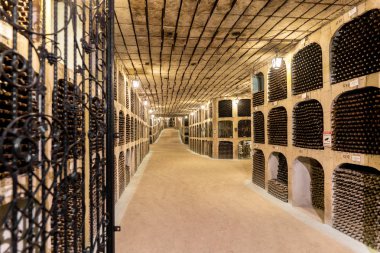 Milestii Mici, Moldova - Kasım 2018: içinde en büyük winer