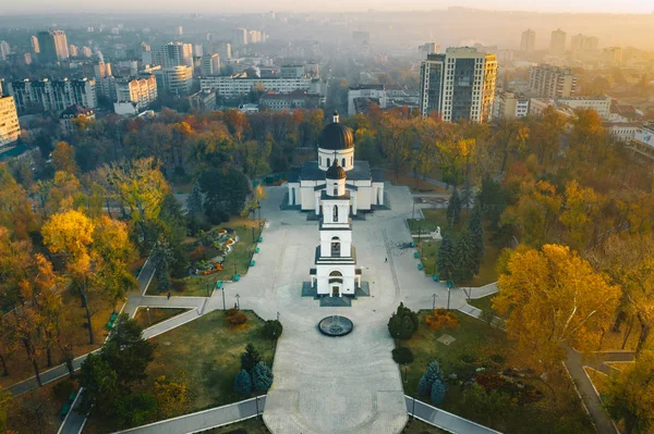 Natividade Catedral Metropolitana Senhor Nascer Sol Chisinau Moldávia — Fotografia de Stock