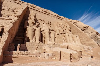 Ebu Simbel Tapınağı hiç turist ile açık