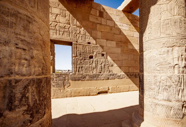 Philae Isis Temple Aswan Perto Luxor Egito — Fotografia de Stock