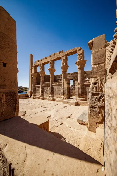 Philae 사원은 아스완 이집트 — 스톡 사진