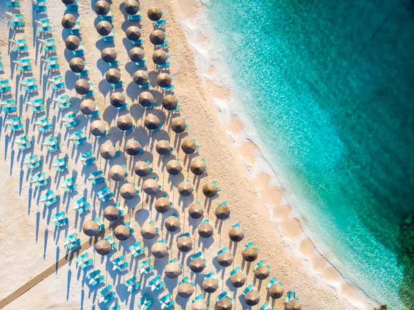 Playa Más Conocida Isla Tasos Playa Porto Vathy Por Mañana —  Fotos de Stock