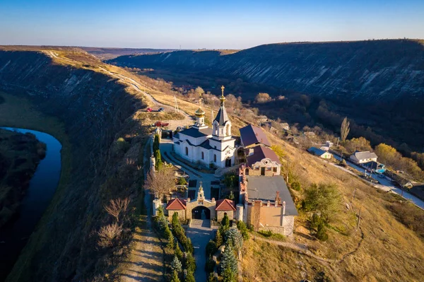 Orheiul Vechi Stary Orhei Cerkiew Republice Mołdawii Szczycie Wzgórza — Zdjęcie stockowe