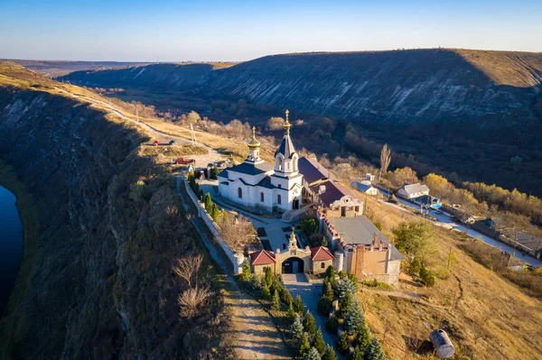 Orheiul Vechi Stary Orhei Cerkiew Republice Mołdawii Położony Szczycie Wzgórza — Zdjęcie stockowe