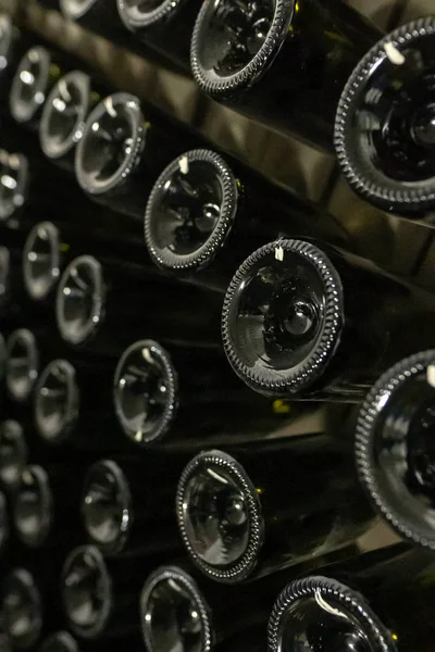 Sparkling wine making detail