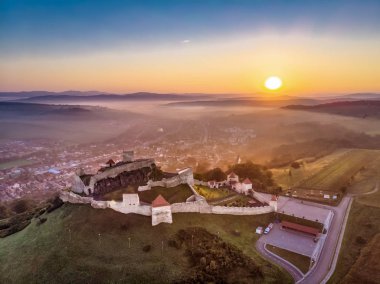 Rupea kalede Transilvanya, Romanya simgesi ve en