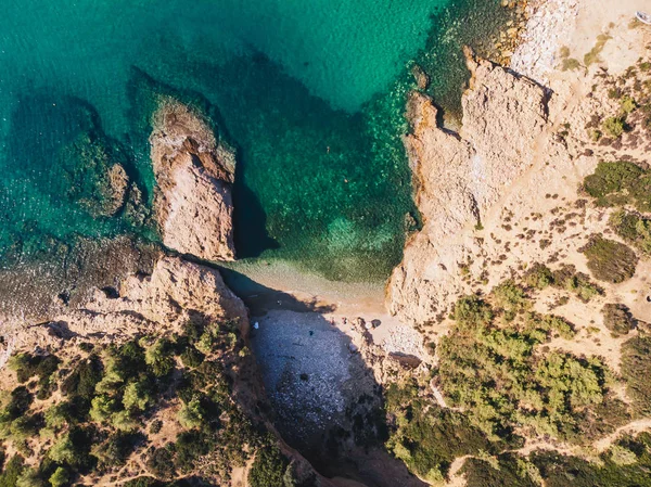 Crystal Clear Waters Thasos Island Greece — Stock Photo, Image