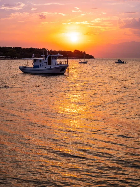 Thasos Sonnenuntergänge von ihrer besten Seite — Stockfoto