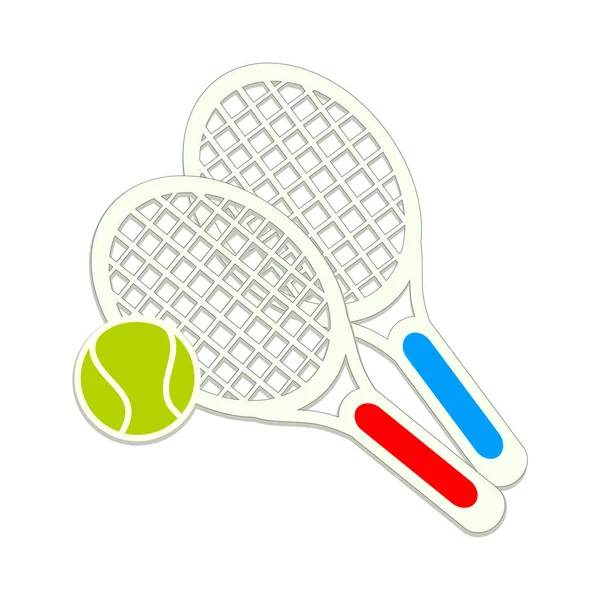 Tennis Design Sportif Illustration Vectorielle Eps10 Graphique — Image vectorielle