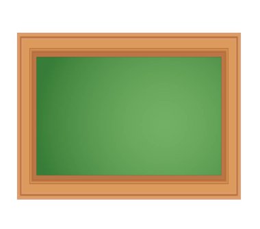 Blackboard kara tahta okul izole simgesi, hisse senedi vektör çizim