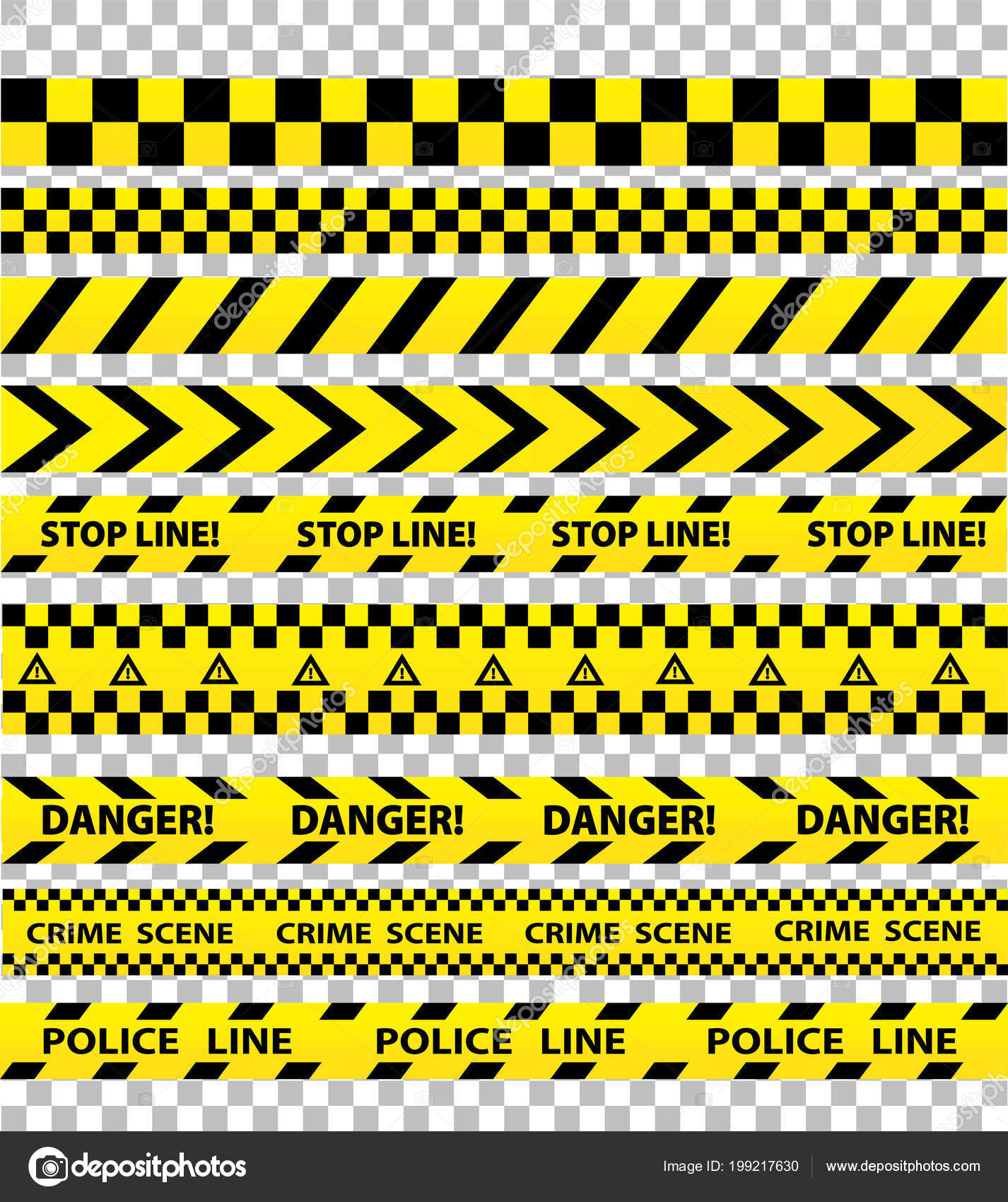 black yellow police stripe border construction danger caution stripe border