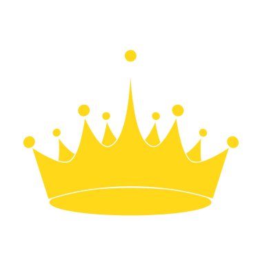 Altın lisanslı taç simge görüntüsünü, hisse senedi vektör çizim