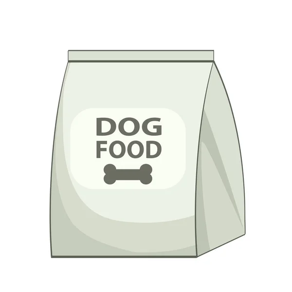 Dog Food Bag Icon Cartoon Illustration Dog Food Bag Vector — Stock Vector