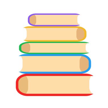 Eğitim kitap kavramı izole çizgi vektör çizim düzenlenebilir simgesi