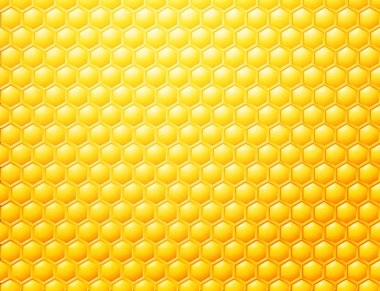 Arı peteğin arka plan, tasarım, hisse senedi vektör çizim için şablon