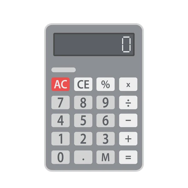 Business Calculator Flat Icon Stock Vector Illustration — Stock Vector