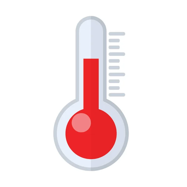 Vector Thermometer Web Icon Stock Illustration — Stock Vector