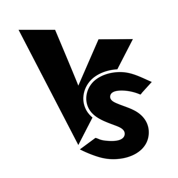 Letras Vetor Logotipo Ícone Isolado Fundo Branco Símbolo Para Confronto —  Vetores de Stock
