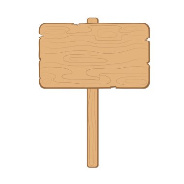 Beyaz ahşap bilgi boş tahta, stok vektör illustrati