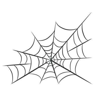 beyaz cadılar bayramı tasarım tebrik kartı için örümcek web, stok ve