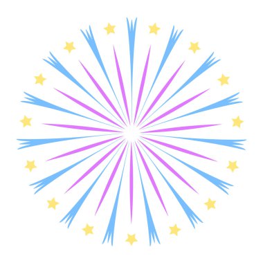 Renkli fişek. Kutlama havai fişek, noel pirotech